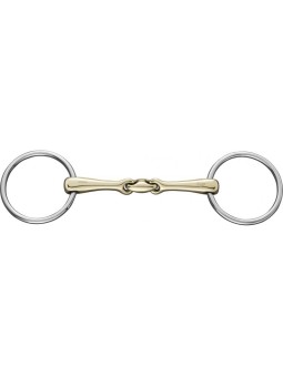 Mors à 2 anneaux KK ULTRA double brisure 14mm