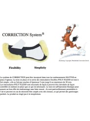 Coussin amortisseur avec bord avant