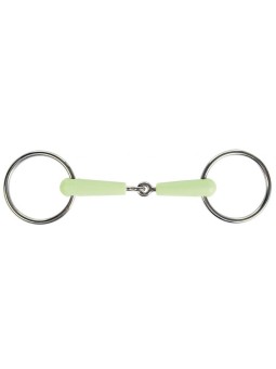 Mors à 2 anneaux 18mm goût pomme