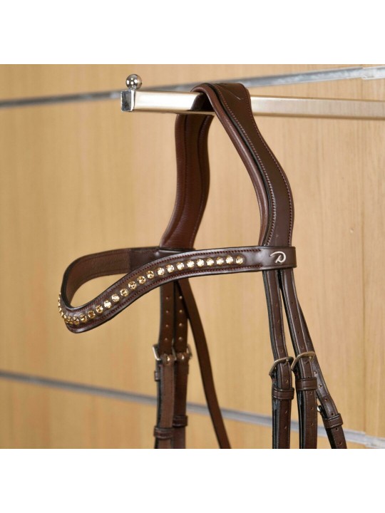 Frontal V Swarovski Or