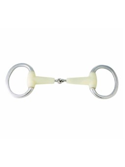 Mors à olives brisé anneaux plats HM