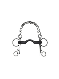 Mors Pelham caoutchouc...