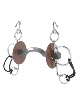 Mors Pelham court avec passage de langue Konnex