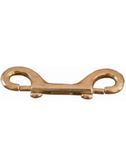 Mousqueton double oeil 10cm