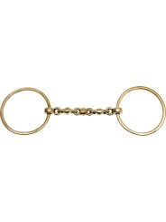 Mors à 2 grands anneaux WATERFORD maillechort