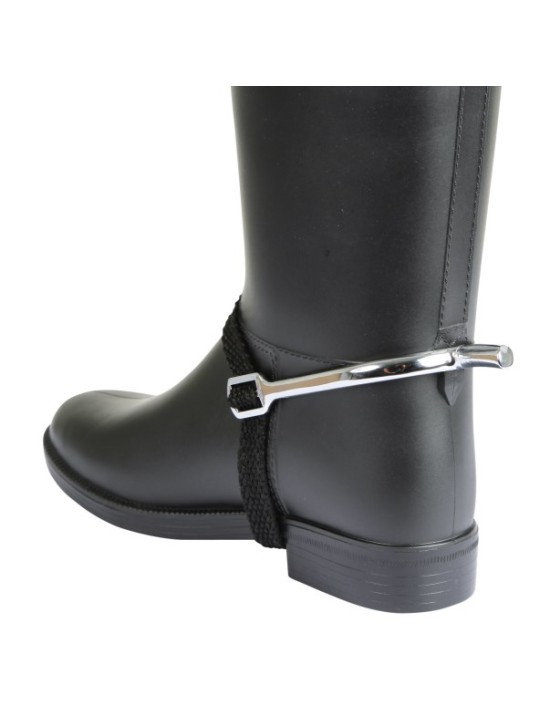 Eperons 15mm forme goutte avec courroies