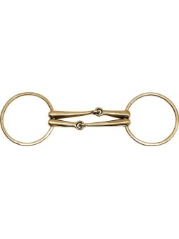 Mors double embouchure grands anneaux