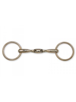 Mors de filet de bride lien oval Cyprium