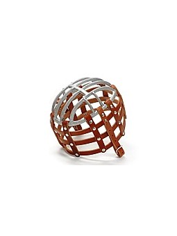 Muselière en cuir avec grille