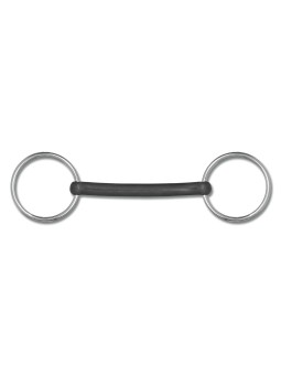 Mors droit caoutchouc souple