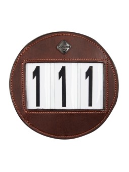 Porte-numéro en cuir pour...