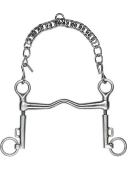 Mors de bride SAUMUR branches courtes