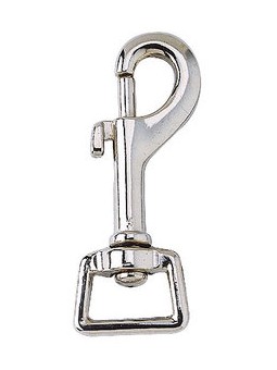 Mousqueton carré acier