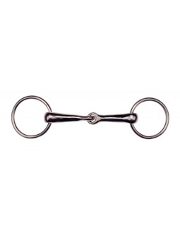 Mors à 2 anneaux acier nickelé