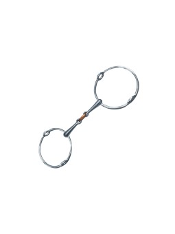 Mors releveur grands anneaux double brisure