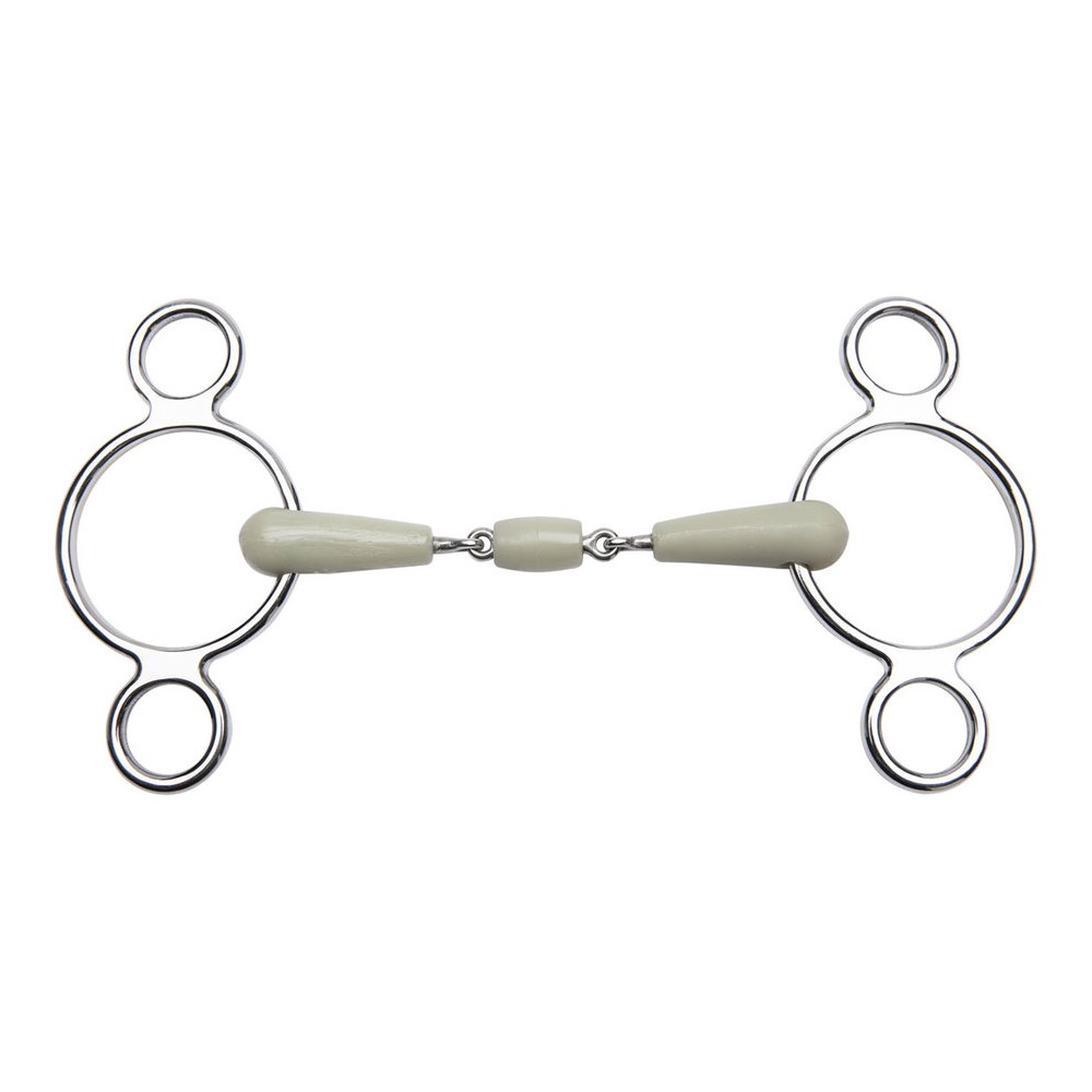 Mors à 3 anneaux double brisure FLEXI